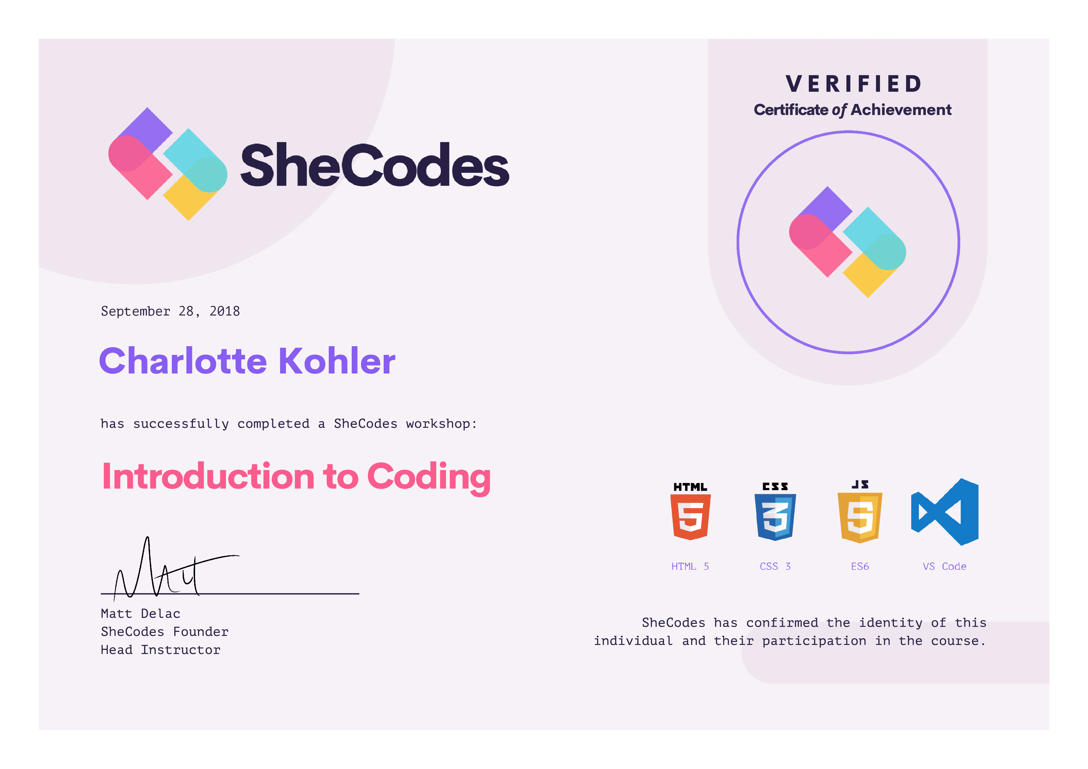 SheCodes Students